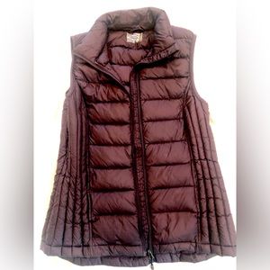 EC Medium packs or 32o sub zero puffer vest. Light weight. Washable Steal purple